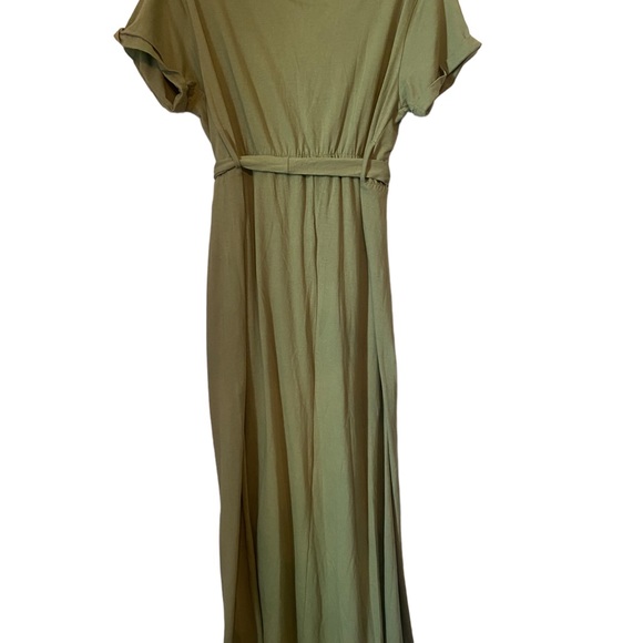 The Royal Standard Olive Green Cuffed Short Sleeve Tie Waist… - Picture 5 of 15